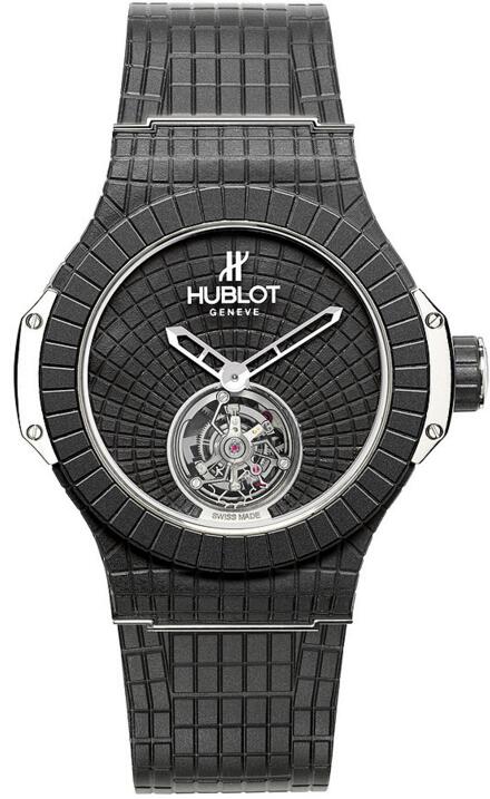 fake Hublot Big Bang Tourbillon Gummy Bang Black Tourbillon Limited 305.RX.1910.RX watch